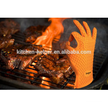 Wholesale Custom Non-stick Waterproof Silicone Grill Barbecue Gloves/Silicone Grill Oven BBQ Glove/Oven Mitt